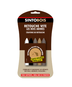 Pâte à bois à l'eau SINTOBOIS chêne foncé tube 250g - SINTO - 37400